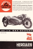 Preview: Hercules 200ccm Touren- u. Sportmaschine Prospekt 1933