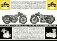 Preview: Hercules 200 + 350 ccm Prospekt ca. 1934