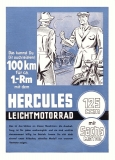 Hercules Leichtmotorrad 125 ccm brochure 1939