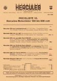 Hercules Preisliste 6.1936 Nr.16