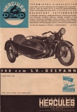 Hercules 500ccm Prospekt 1933