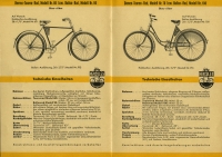 Hercules Fahrrad Programm ca. 1938