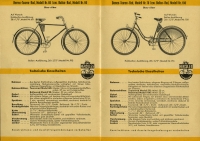 Hercules Fahrrad Programm ca. 1938