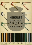 Hercules Fahrrad Programm ca. 1938