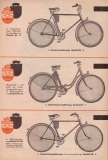 Hercules Fahrrad Programm ca. 1936