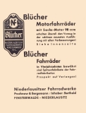 Bluecher Motorfahrrad brochure ca. 1938