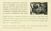 Preview: MZ 125/2, ES 250 und Simson 425S Prospekt ca. 1958