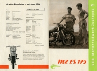 Preview: MZ ES 175 Prospekt 1958