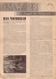 BMW R 5 Im Spiegel der Fachpresse Prospekt 1.1937