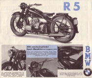 Preview: BMW R 5 + R 6 Prospekt 1937