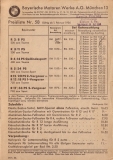 BMW pricelist Nr. 58, 1.1936