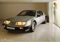 Renault Alpine A 310 V 6 brochure 1980s