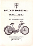 Patzner Moped Prospekt 1955