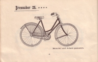 Brennabor bicycle program 1899 part 2