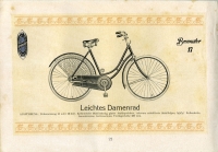 Brennabor Fahrrad Prospekt 1925 Teil 1