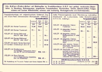 Preview: Adler Fahrräder Preisliste 15.5.1935 Preview: Adler Fahrräder Preisliste 15.5.1935