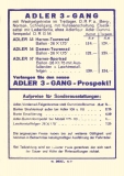 Preview: Adler Fahrräder Preisliste 15.5.1935 Preview: Adler Fahrräder Preisliste 15.5.1935