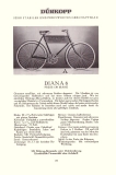 Dürkopp Fahrrad Programm ca. 1905 Teil 3