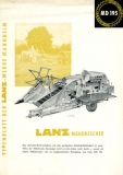 Lanz Mähdrescher MD 195 brochure 1950s