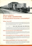 Preview: O. & K. Diesel Lokomotiven Prospekt 1930er Jahre