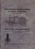 Imbert Holzgasanlage im „Russenschlepper“ Nr.2 Bedienungsanleitung 1940er Jahre