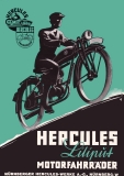 Hercules Motorfahrrad Liliput Prospekt 1937