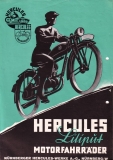 Hercules Motorfahrrad Liliput Prospekt 1937
