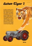 Eicher 30 PS Tiger 2 Schlepper brochure 10.1964