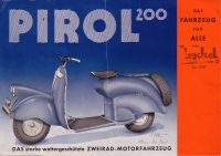 Pirol 200 scooter brochure ca. 1951