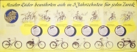 Meister bicycle brochure 1949/50