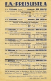 FN Preisliste 1932
