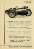 Stoye sidecar program 1935