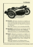 Stoye sidecar program 1934