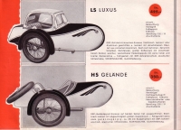 Stoye sidecar program 1938