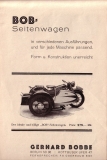 BOB Seitenwagen Prospekt ca. 1950