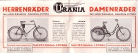 Urania Fahrrad Prospekt 1935