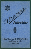Urania bicycle program 1928