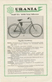 Urania bicycle program 1928