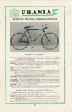 Urania Fahrrad Programm 1928