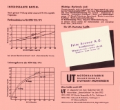 UT KTN 125 und KTN 175 Prospekt 1952