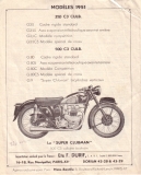 Matchless Clubman Prospekt 1951