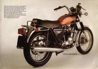 Triumph T 140D Bonneville Special Prospekt 1970er Jahre