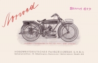 Norwed 350ccm Tourenmodell brochure 1920s