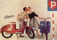 Simson scooter KR 50 brochure 1960