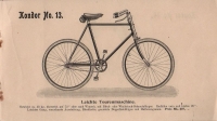 Kondor Programm Fahrrad 1898 Teil 1