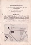 Frankonia lighting system for bicycles and motorcycles 1920s