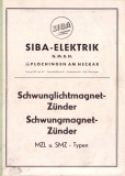 Siba Schwungrad-Lichtmagnetzünder MZL and SMZ 1950s