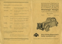 Wisco Gaserzeuger-Anlagen brochure 1948