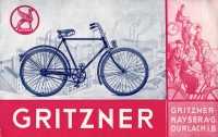 Gritzner Fahrrad Prospekt ca. 1936