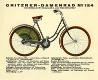 Gritzner bicycle brochure ca. 1935